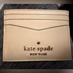 Cream Kate Spade Cardholder